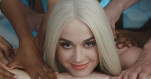 Katy Perry gets a flour rub down in risque new video for Bon Appetite