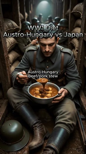 Yesterday Unlocked on Instagram: "POV: WW1 Diet Austro-Hungary vs Japan #ww1diet #ww1history #foodhistory #cinematicpov #povhistory"