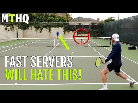How to return 100+ MPH serves (footwork, grip, tips…) | Tennis Return Of Serve - Part 2