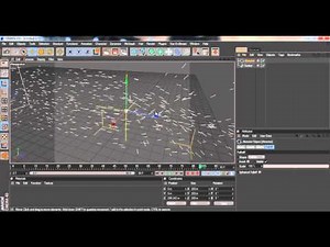 Cinema 4D particle effector tutorial-explaining - Attractor