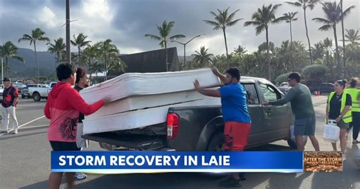 North Shore community rallies with major relief effort as Lāʻie residents begin long road to recovery