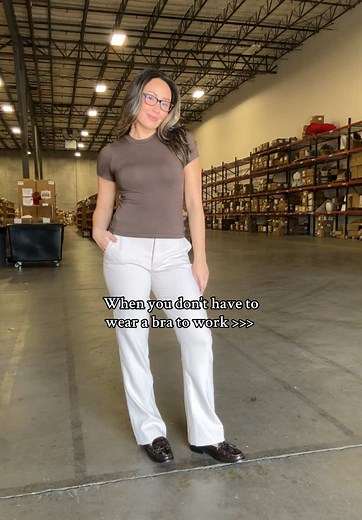 Today’s braless office outfit 🤎 #officeoutfit #officefashion #ootd #klassy