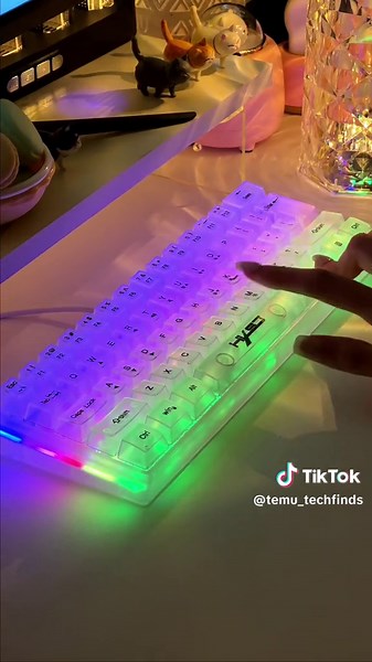 Just got this Mechanical Keyboard from Temu！ This is absolutely what I need！😍✨ Time is ticking⏰Click the card and shop to get your FREE gift today! Only for new app users with qualifying orders #temu #shoptemu #temuhaul #freegift #giveaway #TemuFinds #fyp #foryou and #foryourpage #coolgadget #tech #gadget #cooltech #musthave #giftidea #budgetfriendly #keyboard #mechanicalkeyboard #rgbkeyboard