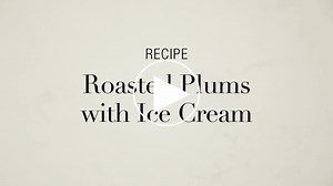 Make the most of summer stone fruit--roast plums and peaches and use them as a topping for ice cream! | Amazon Home