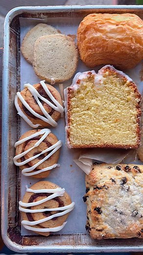 On the hunt for the perfect gift for Mom? We’ve got you covered! Our Sophie Claire’s X Scratch Baking platter is back and tastier than ever! A beautiful wooden platter chock-full of delicious pastries. Order online at scratchbakingct.com | Scratch Baking