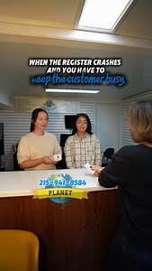 “When the register crashes… and you still have to keep the customer...