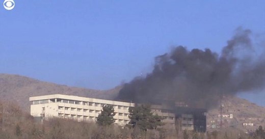 Siege on Kabul's Intercontinental Hotel, with at least 5 killed and 146 people rescued