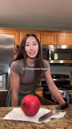 21K views · 459 reactions | How to cut a pomegranate!!! • • • • • • • • #pomegranateseason #howtocutpomegranate #pomegranates #fallfruit | Kearah Fashion Inspo | Facebook