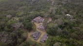 Vue aérienne sur les ruines mayas de Coba dans la jungle du Yucatan,...