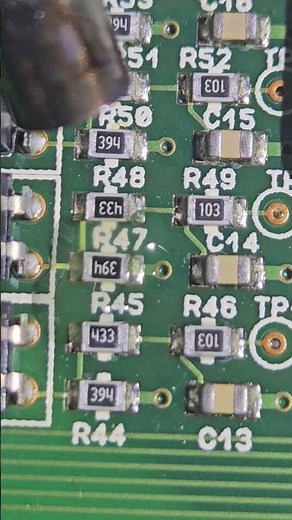 0201 SMD 390K Resistor #connection #desoldering #soldering #electronic #repair #fix#wire #pcb#diy