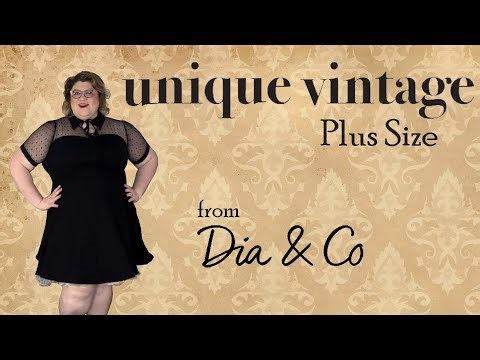 Dia & Co Box featuring Unique Vintage | Plus Size TRY ON Haul | Party Like It's 1929!