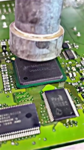 IC BGA Reballing Process Step-by-Step 🛠️ #Shorts