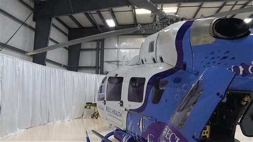 ECU Health unveils North Carolina’s first pediatric medical transport helicopter
