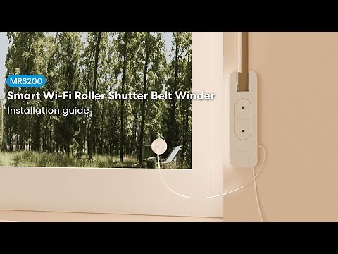 How to install and pair Roller Shutter Belt Winder MRS200MA