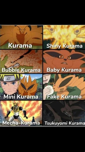 ALL 8 Kurama Forms Ranked: You Won't Believe #7! 😱🔥#Naruto #Kurama #NarutoShippuden #anime #shorts