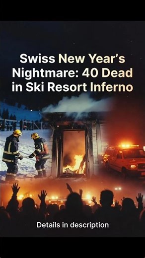 Ski Party Turns to Horror: 40 Lives Lost Overnight 😱 #worldnews