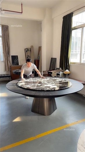 Omg! round extendable dining table /foldable dining table for 6 personer to 12 personer,