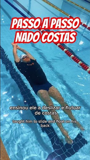 4 Passos Essenciais para APRENDER o Nado de COSTAS do Zero! 🏊‍♀️ #swimming