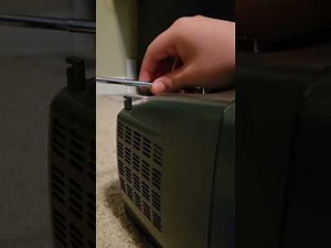 vintage rca 5 inch crt portable TV