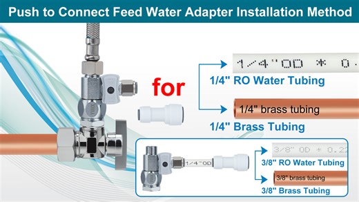 Watch Water Systems Feed Water Adapter -1/4 Water Line Splitter on Amazon Live