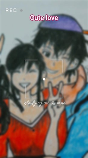 Cute anime couple💕 #shorts