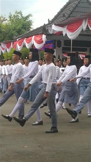Langkah tegap maju jalan #paskibra #paskibraka #wonogiri #latihan #barisberbaris #pbb
