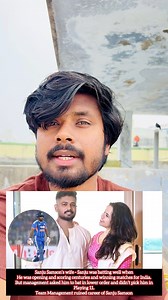 Sanju Samson’s wife gave big statement - Management ruined career of Sanju Samson 🤯 #SanjuSamson #T20WorldCup2026 | Original Cricketer