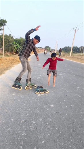 Unique Skating Skills and Techniques You 😇😲 #tiktok​ #ytshorts​ #rollerskating​ #inlineskatingwheels