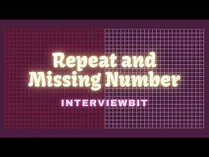 Repeat and Missing Number || XOR Based Approach || Interviewbit Problem || C++ Solution || Hindi