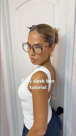 Sleek bun tutorial using our NEW Sleek Taming Wand
