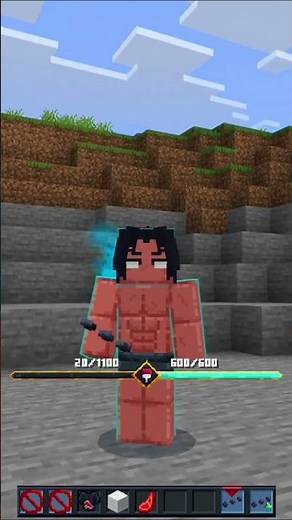 Naruto Striker Addon for Minecraft Bedrock Missions and Jutsu and More - 8 Gates