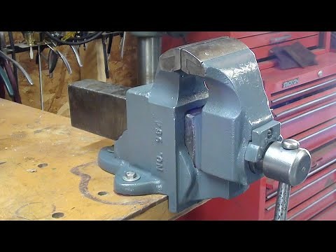 Parker Machinist Vise Refurbishment pt 1 TIPS 591 tubalcain mrpete