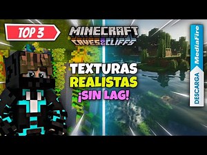 🗡️ Texturas Realistas Sin Lag para Minecraft PE 1.18 - Texturas Realistas MCPE 1.18