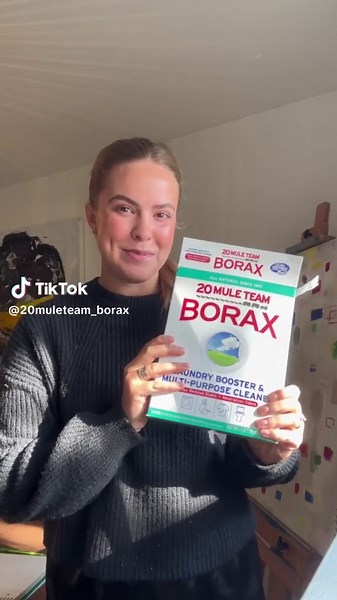 Learn how our #BoraxPartner revitalizes their thrifted clothes with 20 Mule Team Borax®! Here's how to do it: 1. Fill 2/3 of a tub with warm water 2. Combine 1/2 cup Borax, 1/2 cup washing soda, and 3/4 cup laundry detergent for every gallon of water in the tub 3. Put in clothes and soak for 4-6 hours 4. Machine wash as normal and enjoy your fresh clothes! Save this post for the next time you go thrifting! 💙 #Borax #BoraxHacks #CleanWithBorax #LaundryHacks #CleaningClothes