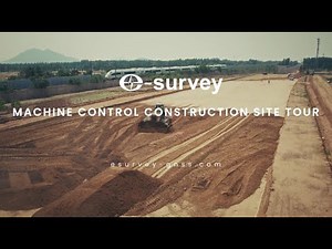 eSurvey Machine Control Construction Site Tour