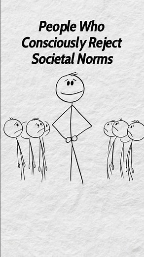 Psychology of People Who Consciously Reject Societal Norms