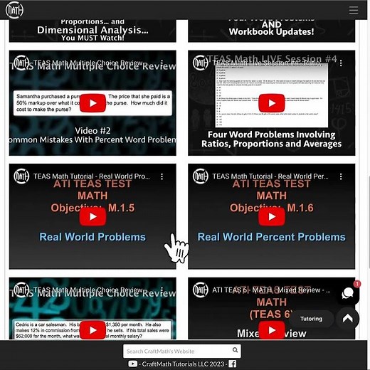 TEAS Math Workbook - March 2023 Update