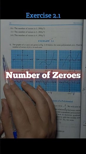 Class 10 Maths Ex 2.1 | Polynomials Full Solution | NCERT Exercise 2.1 Explained | CBSE #shorts