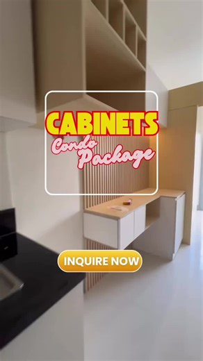 Looking for a custom modular cabinet package that fits your style and space? 🏡✨ We offer a design build service to create space-saving, stylish, and functional cabinets, customized just for you! Perfect for condos, apartments, and homes—everything is tailored to your needs. 📌 Ano ang kasama sa package? ✅ Ref cabinet – seamless storage for a sleek and organized kitchen ✅ TV console – stylish & functional entertainment setup ✅ Bedframe with pullout bed – space-saving and perfect for guests ✅ Clo