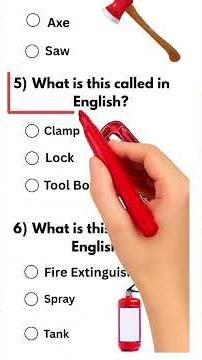 Machines & Tools Quiz 🔧⚙️ | Magnet, Plug & Electricity ⚡ | English Learning Quiz 🧠🔥