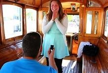 Flash mob marriage proposal