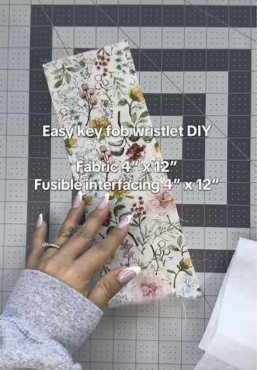 DIY Key Fob Wristlet Sewing Tutorial for Beginners