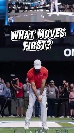 What moves first? Comment Shift if you want a video On how to make the swing easier! #golf
