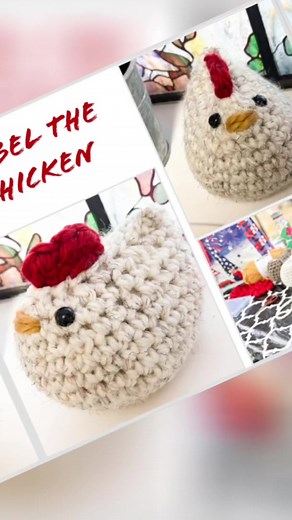 Mabel the Chicken! #crochet #mabelthechicken #fyp #rusticdecor -#farmhousedecor