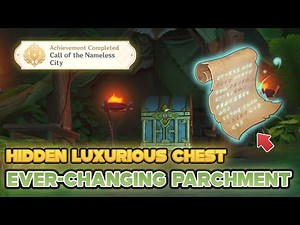 Ever Changing Parchment: Hidden Luxurios Chest & Achievement | Genshin Impact Sumeru