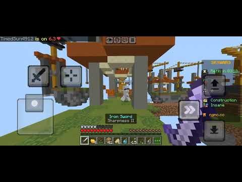 Playing Minecraft Skywars on Nether games. (Feels Empty a lil...)