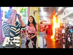 Top 11 Viral Moments Caught on Camera *Compilation* | Customer Wars | A&E