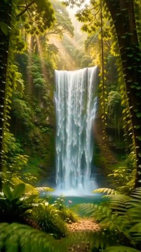 Relaxing Waterfall Sounds 🌊 Stress Relief & Deep Calm #shorts