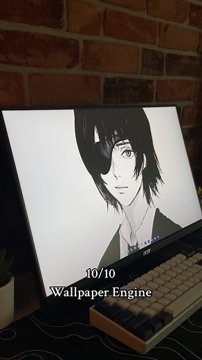 Лучшие обои для Wallpaper Engine: Аниме с глазами пурпурного цвета