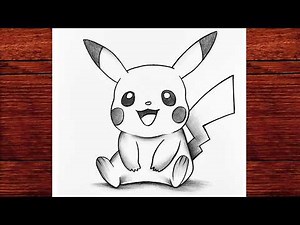 How To Draw Pikachu Step by Step ⚡ Easy Pikachu Drawing for Beginners